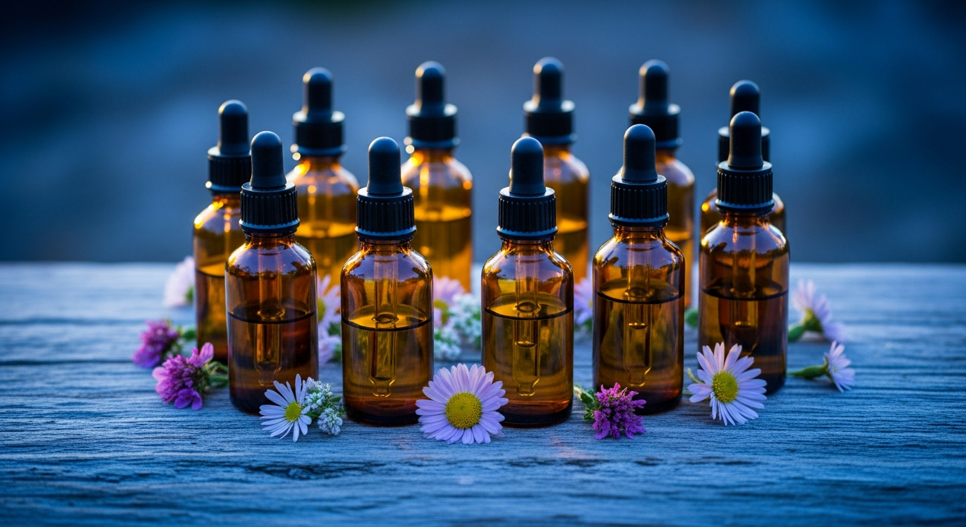 Chat apaisé recevant des fleurs de Bach adaptées aux animaux